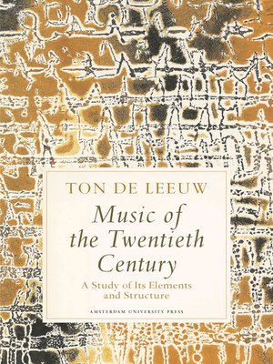 cover image of Music of the Twentieth Century